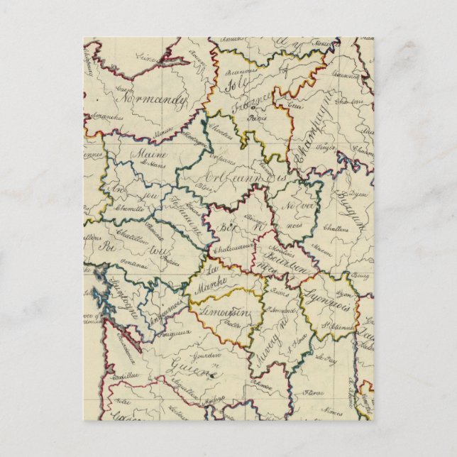 Postal Provincia de Francia (Anverso)