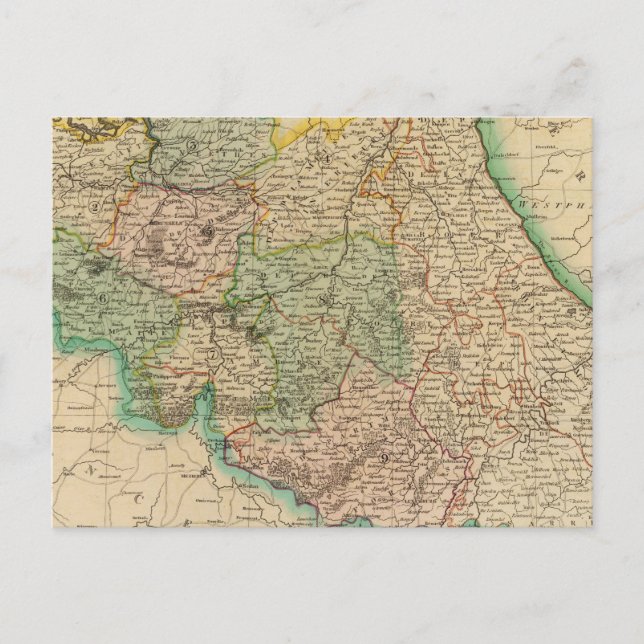 Postal Provincias de Bélgica (Anverso)