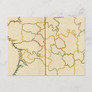 Postal Provincias, esquema de Francia