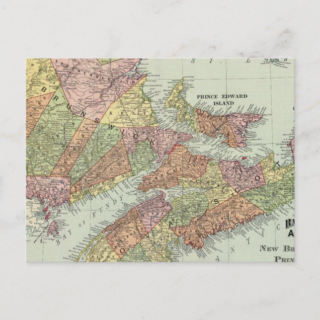 Postal Provincias marítimas de Canadá (Anverso)