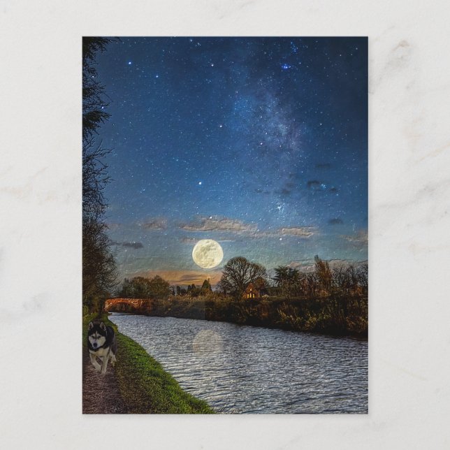 Postal Provincias nocturnas (Anverso)