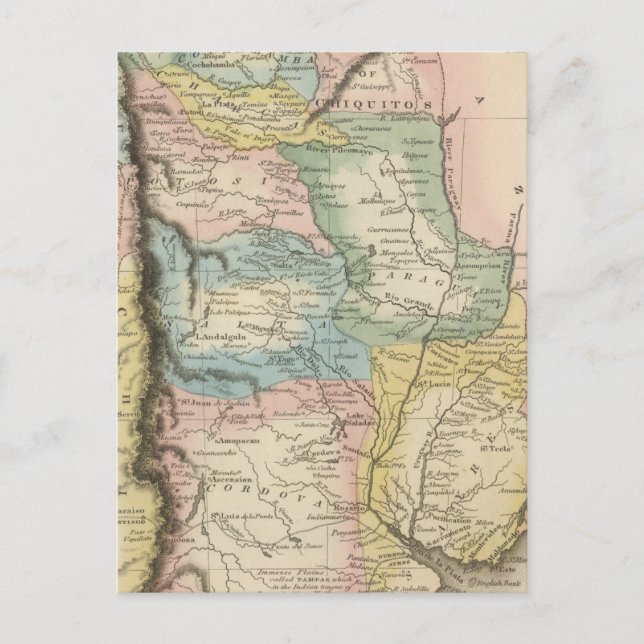 Postal Provincias Unidas (Anverso)