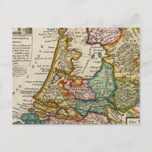 Postal Provincias unidas o Países Bajos