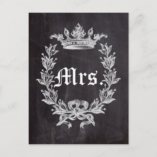 Postal Próxima dama de honor de la luna de miel (Anverso)