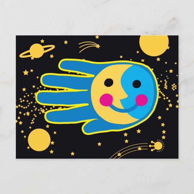 Postal Próxima Luna Completa (Anverso)