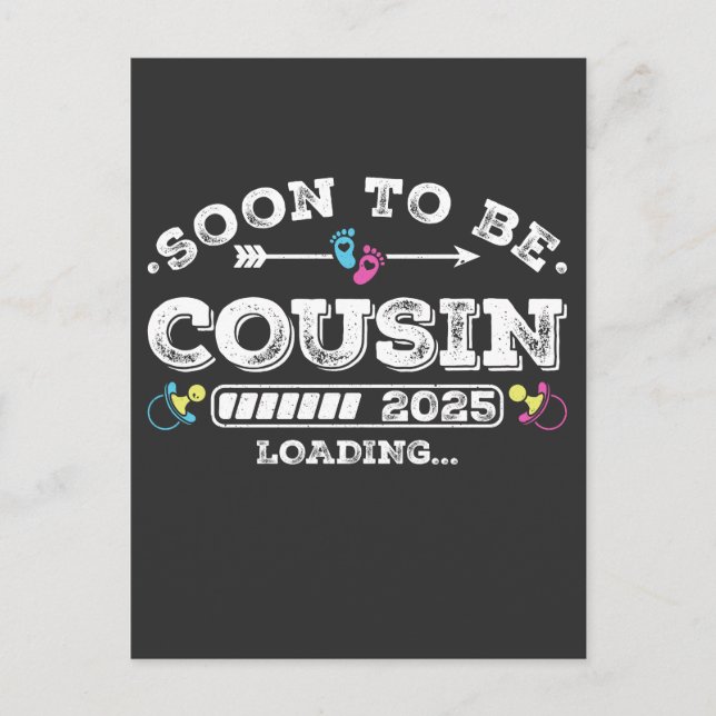 Postal Próximamente Primo 2025 Cargando (Anverso)