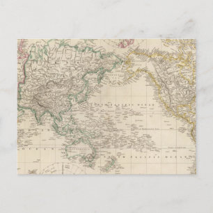 Postal Proyección de los comerciantes del mundo