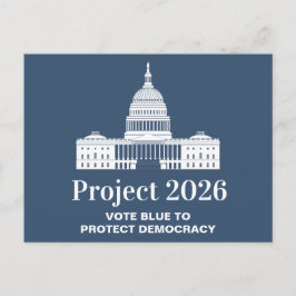 Postal Proyecto 2026 Vota por la Democracia