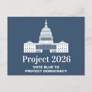 Postal Proyecto 2026 Vota por la Democracia
