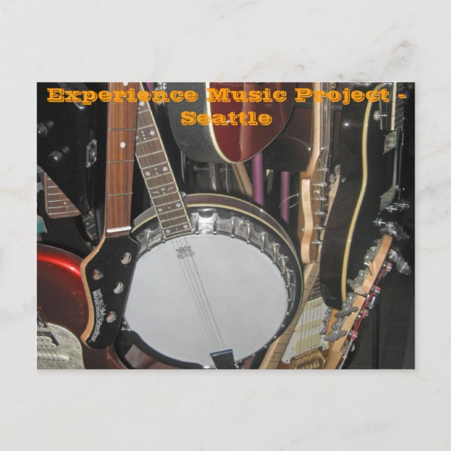 Postal Proyecto de música Experience - Seattle (Anverso)