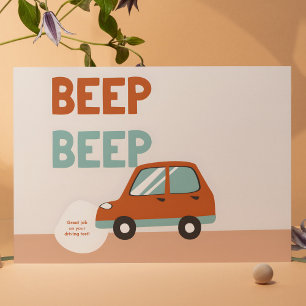 Postal Prueba de conducción