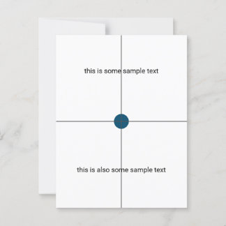 Postal prueba de muestreo