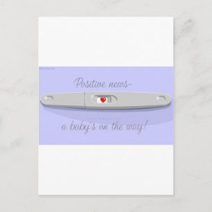 POSTAL PRUEBA DE PREG POSITIVA