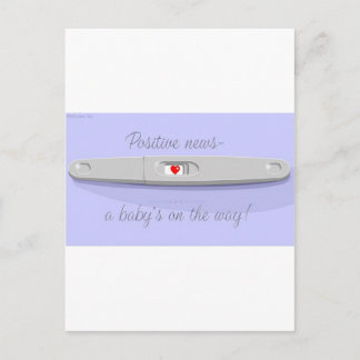 POSTAL PRUEBA DE PREG POSITIVA