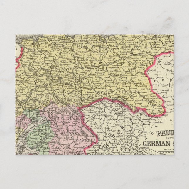 Postal Prusia, Estados de Alemania (Anverso)