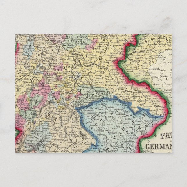 Postal Prusia Y Los Estados Alemanes (Anverso)