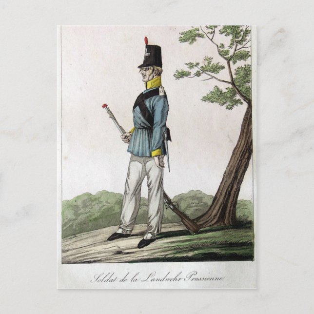 Postal Prussian Landwehr (Anverso)