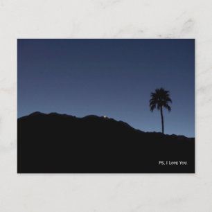 Postal PS, te amo - Palm Springs in Shadows
