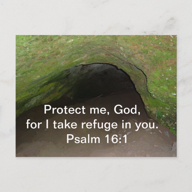 POSTAL PSALM 16:1 (Anverso)