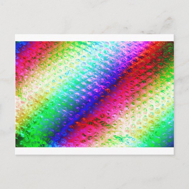Postal Psicófila bubblewrap (Anverso)