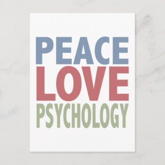 Postal Psicología del amor por la paz