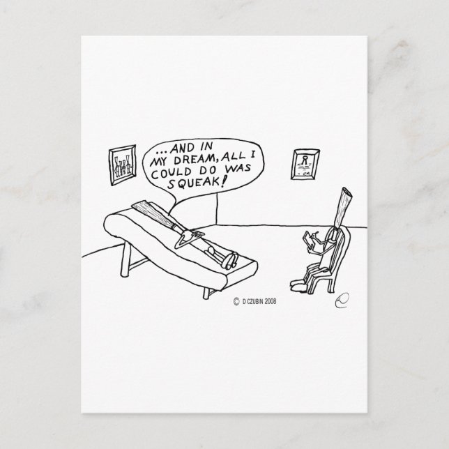 Postal Psicólogo de Reed (Anverso)