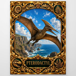 Postal Pterodáctilo, Arte de Joyas y Reliquia Familiar