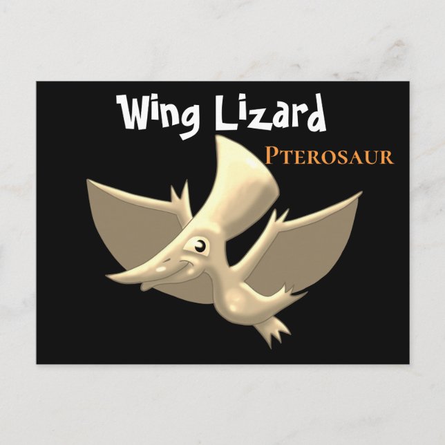Postal Pterosaurio: Wing Lizard (Anverso)