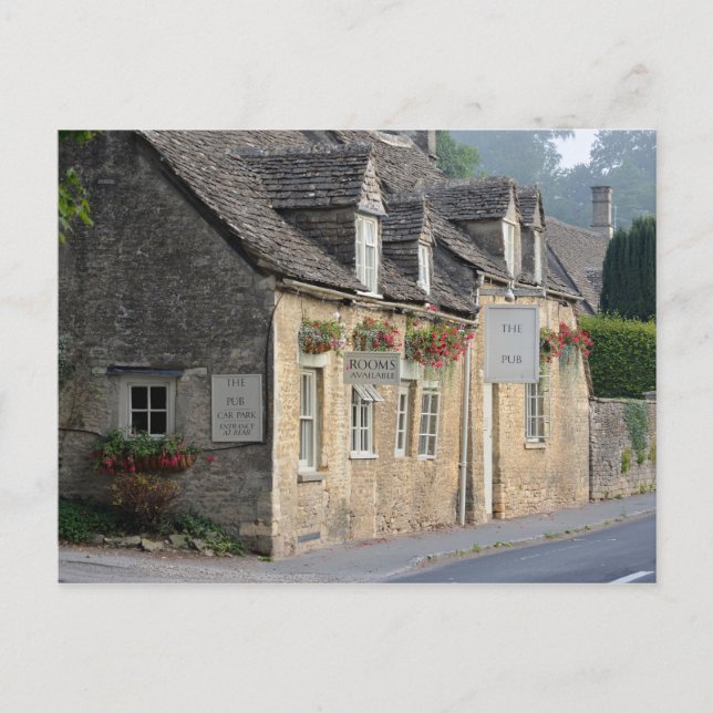 Postal Pub de pueblo en Cotswolds (Anverso)