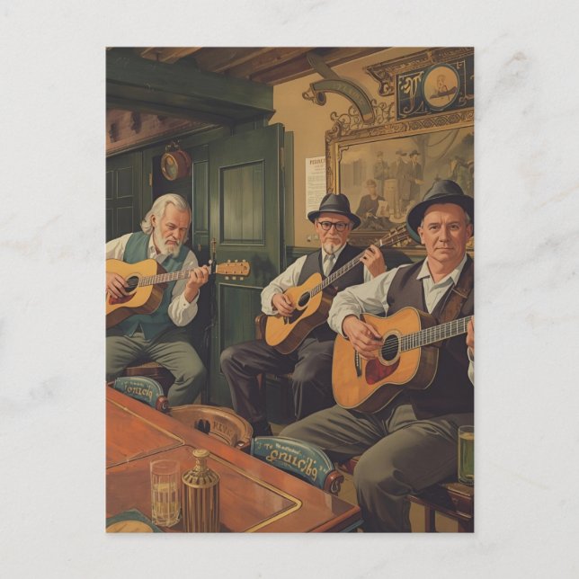 Postal Pub irlandés (Anverso)