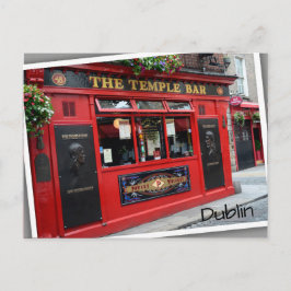 Postal pub Red Temple Bar en Dublín, Irlanda