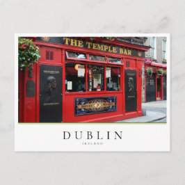 Postal pub Red Temple Bar en Dublín, Irlanda