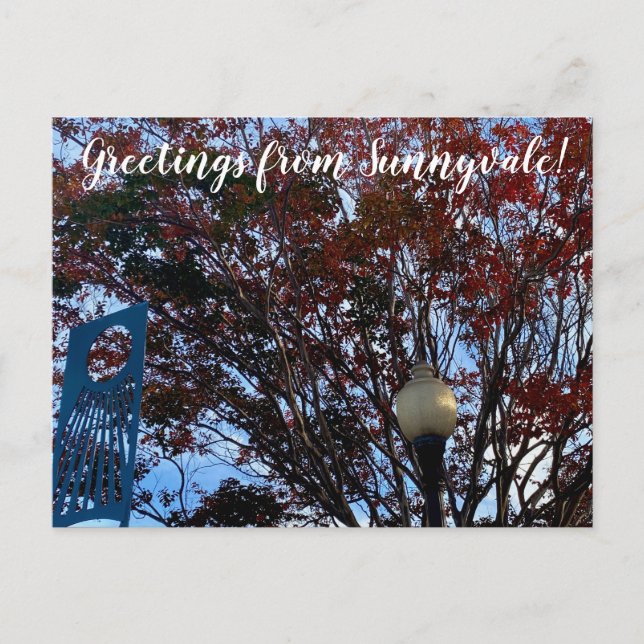 Postal Publicaciones De Hendy Lamp: ¿Dónde Está Sunnyvale (Anverso)