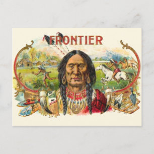 Postal Publicidad de cigarros fronterizos