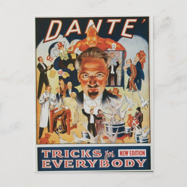 Postal Publicidad de Dante Vintage Magicie (Anverso)