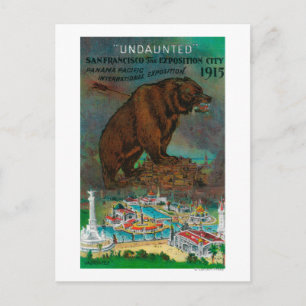 Postal Publicidad de la Expo Internacional del Pacífico d