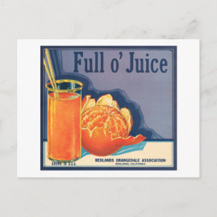 Postal Publicidad de Naranjas de yugo vintage completos o