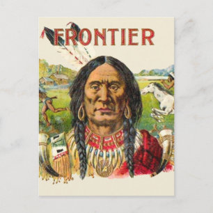 Postal Publicidad de puros Frontier