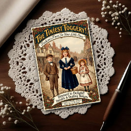 Postal Publicidad de ropa de 1890 de The Tiniest Toggery 