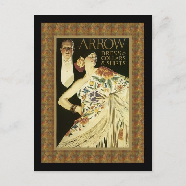 Postal Publicidad del Chica de danza Flamenco (Anverso)