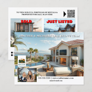 Postal Publicidad en el mercado inmobiliario logotipo de 