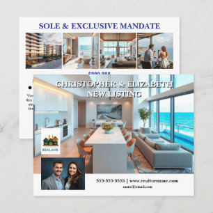 Postal Publicidad en el mercado inmobiliario logotipo de 