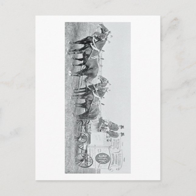 Postal Publicidad en la época del siglo XIX de Filadelfia (Anverso)