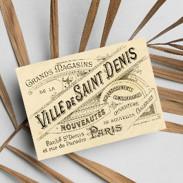 Postal Publicidad francesa vintage
