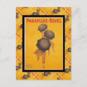 Postal Publicidad francesa vintage, Parapluie Revel