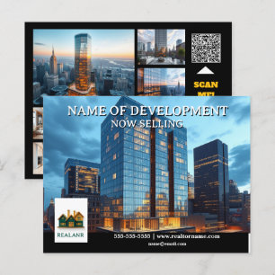 Postal Publicidad inmobiliaria editable inmobiliaria de R