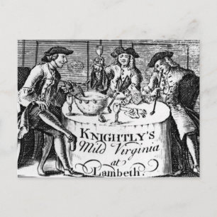 Postal Publicidad para 'Knightly's Mild Virginia
