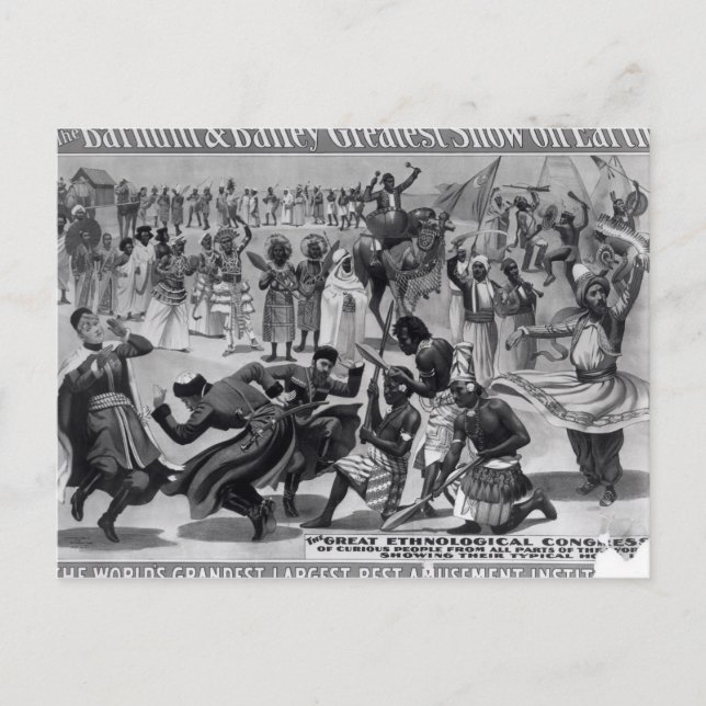 Postal Publicidad poster, 'The Barnum y Bailey (Anverso)