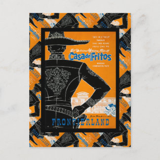 Postal Publicidad vintage, Casa de Fritos
