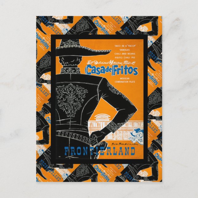 Postal Publicidad vintage, Casa de Fritos (Anverso)